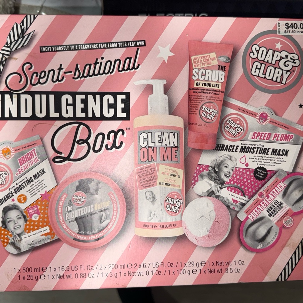 Soap & Glory Scent-sational Indulgence Box - Pink and White